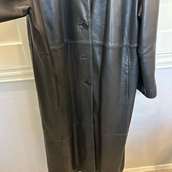 Preston & York Black Leather Jacket - Picture 14 of 14